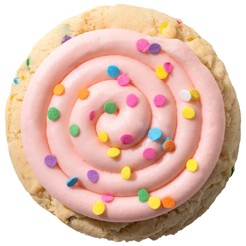 Confetti Cake Cookie, Crumbl Cookies flavor