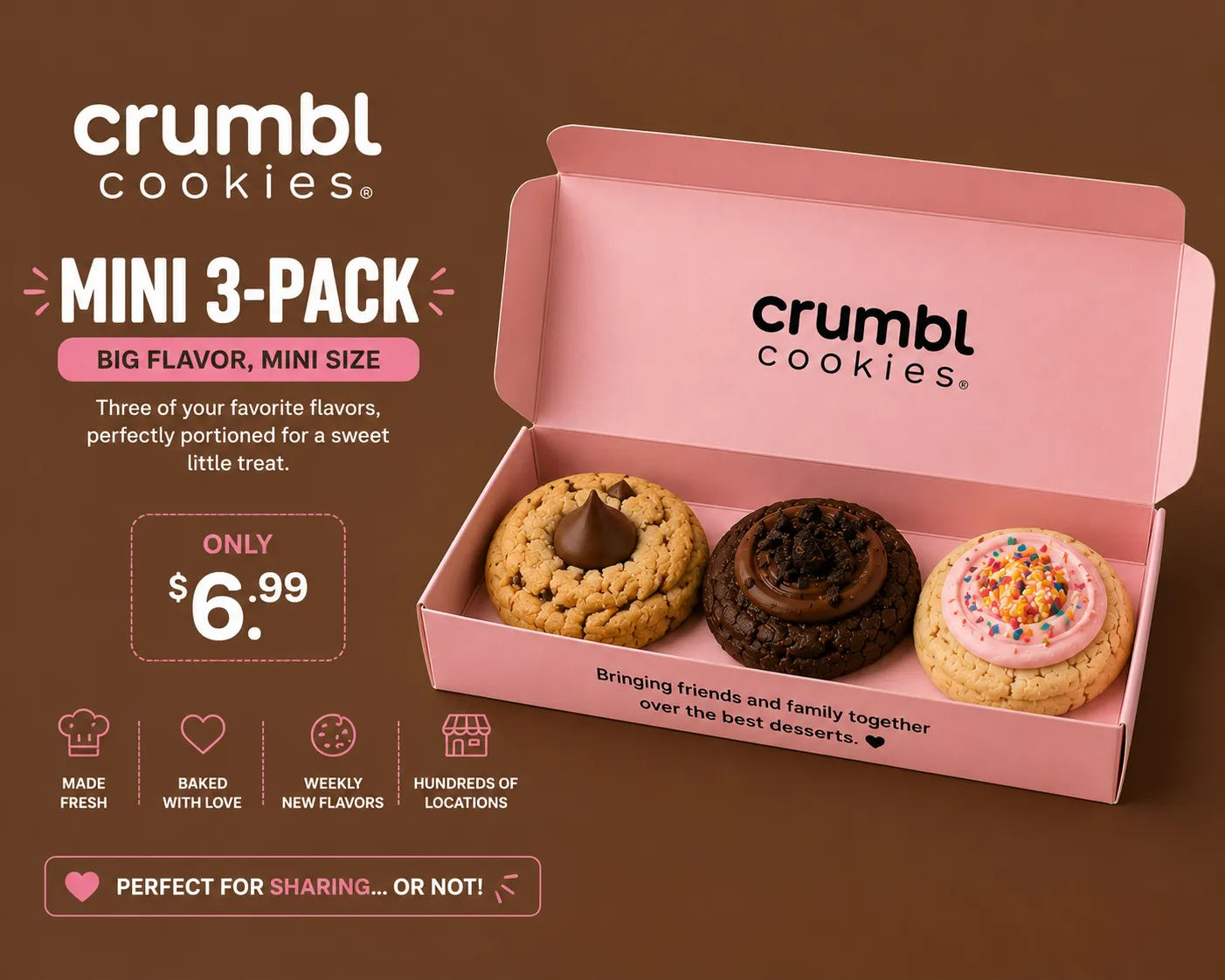 Mini 3-pack, typical $9.99
