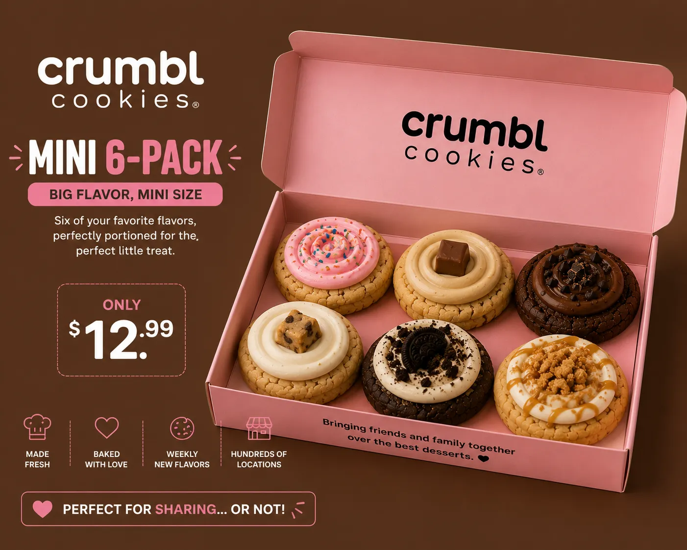 Mini 6-pack, typical $14.49