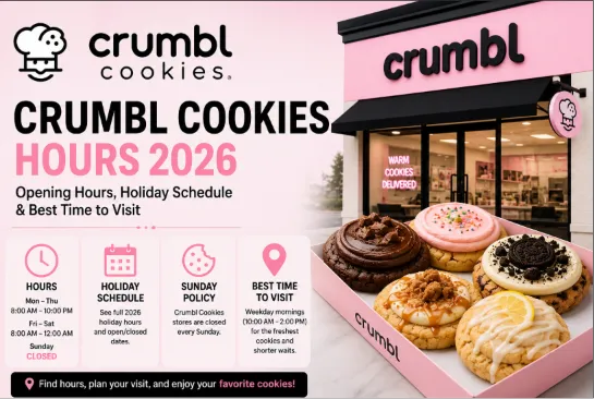 Crumbl Cookies Hours
