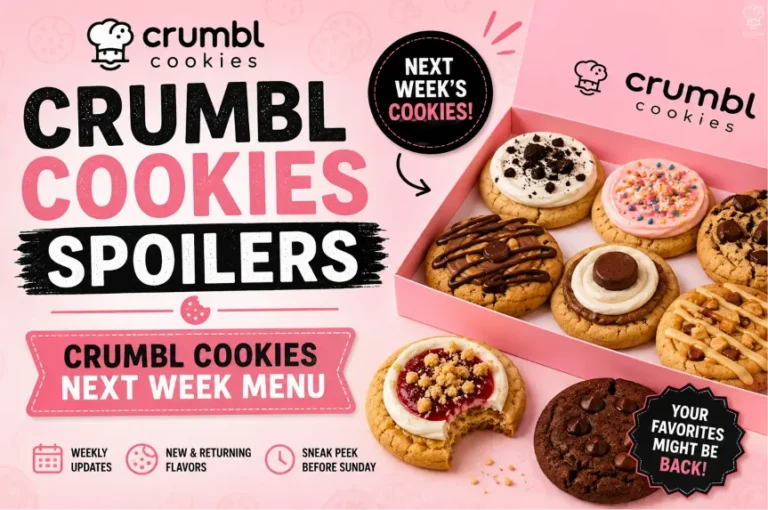 Crumbl Cookies Spoilers, Crumbl Cookies Next Week Menu